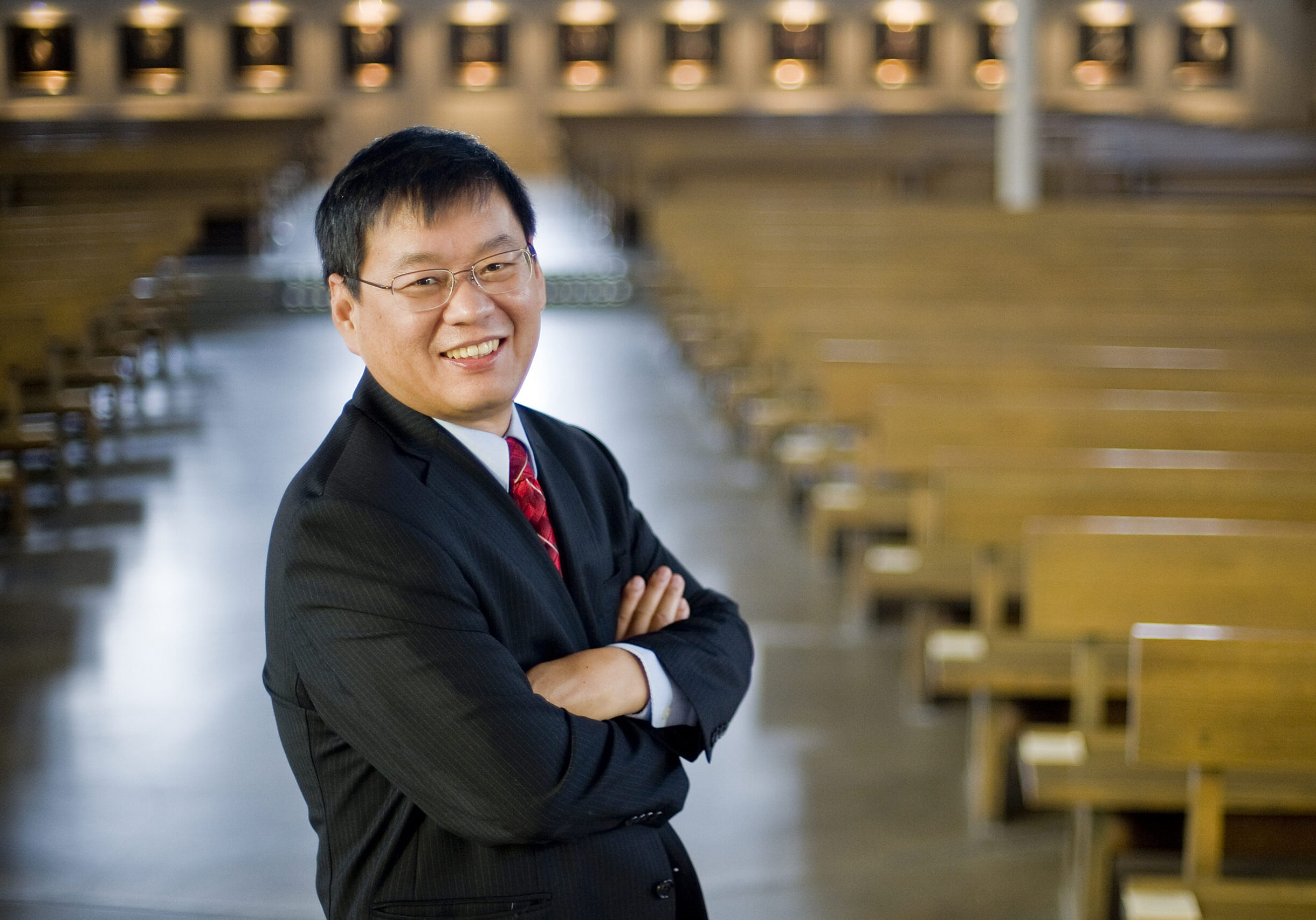 Fenggang Yang, a professor of sociology and director of Purdue's Center on Religion and Chinese Society, is the author of "Religion in China: Survival and Revival Under Communist Rule." Yang, who was one of the first to study the sociology of religion in China, has been collecting data since 2000. His new book, which was published by Oxford University Press this fall, looks at religion under communism from the 1950s to 2010. (Purdue University photo/Andrew Hancock)